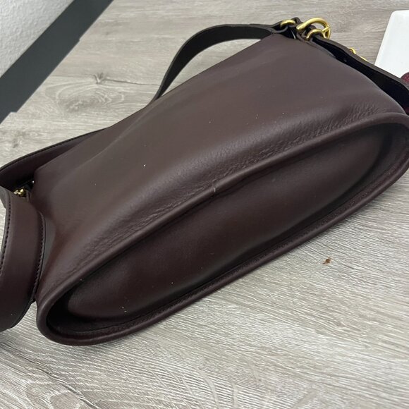 Coach Equestrian Vintage Leather Satchel bag Dark Brown - Picture 4 of 6